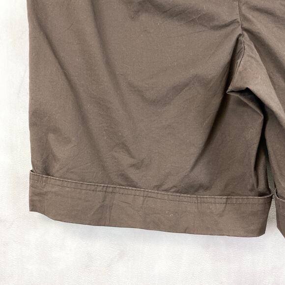 Mossimo Womens Shorts Sz 18 Chino Brown Minimalist Classic Beach Summer Outdoor - Picture 3 of 7